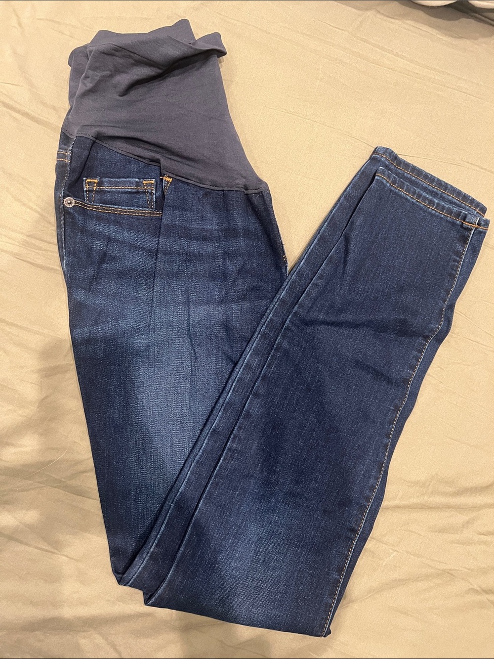 Old Navy Dark Blue Skinny Maternity Jeans